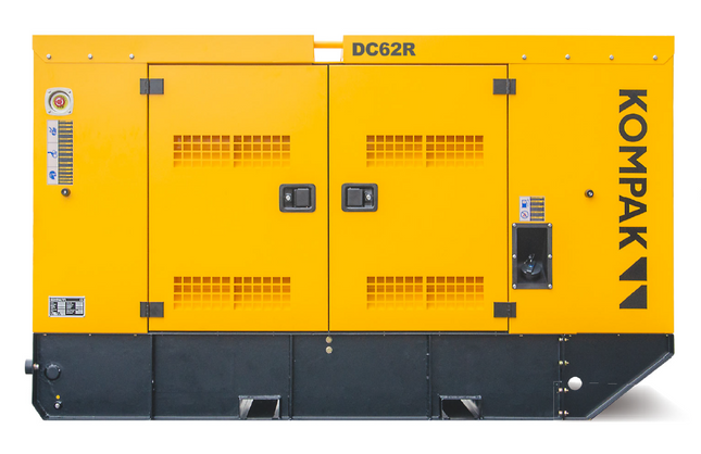 KOMPAK DC62R Rental diesel generator 45kW - 230/400V (CUMMINS)