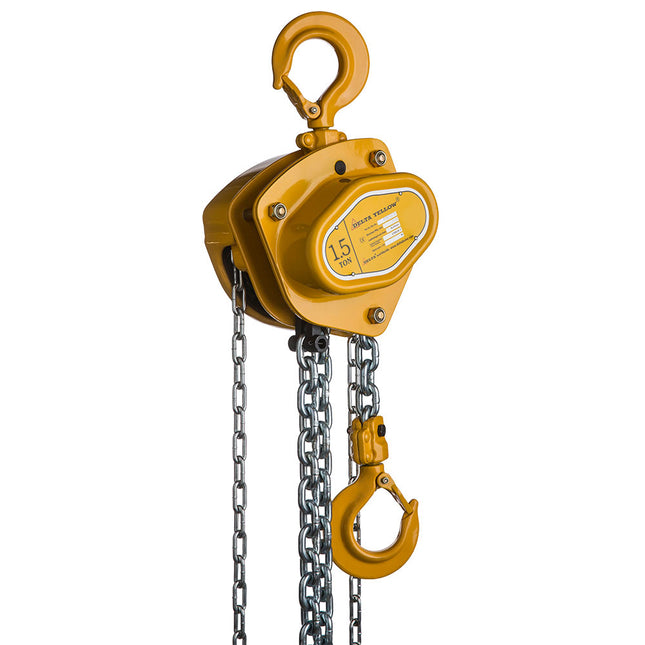 DELTA YELLOW 6m Handkettingtakel- 1.5 ton