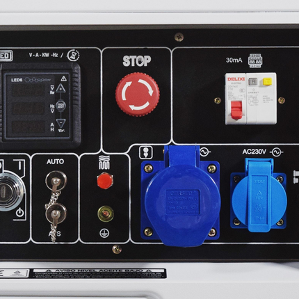 ITCPower DG7800SE aggregaat 6300W 230V