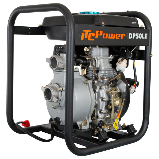 ITCPOWER DP50LE waterpomp diesel 296CC - 6.0pk (43,6 m3/h)