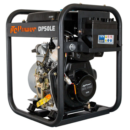 ITCPOWER DP50LE waterpomp diesel 296CC - 6.0pk (43,6 m3/h)