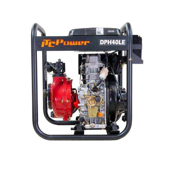 ITCPOWER DPH40LE waterpomp diesel 296CC - 6 pk (18,0 m3/h)