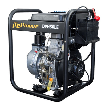 ITCPOWER DPH50LE waterpomp diesel 296CC - 6 pk (31 m3/h) 3,7 Bar