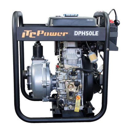 ITCPOWER DPH50LE waterpomp diesel 296CC - 6 pk (31 m3/h) 3,7 Bar