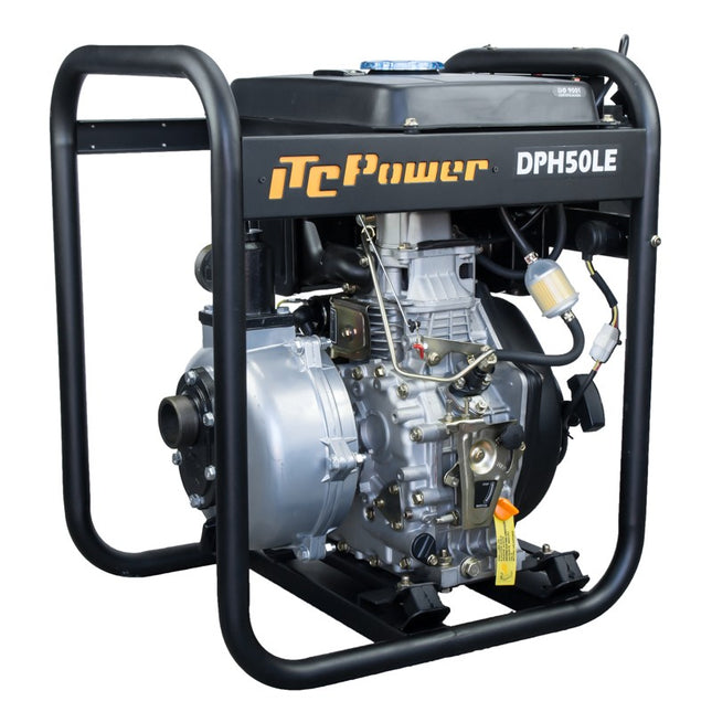 ITCPOWER DPH50LE waterpomp diesel 296CC - 6 pk (31 m3/h) 3,7 Bar