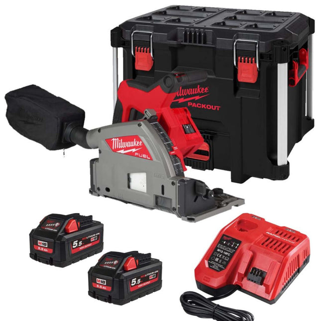 Milwaukee M18 FPS55-552P Invalcirkelzaag 55cm in Packout box