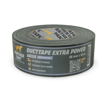 Panthertape 820D Duct tape extra vermogen grijs – 48mm x 50m