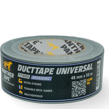 Panthertape 800D Duct tape universeel grijs – 48mm x 50m