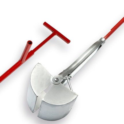 E115 Putschep 20 cm, Vierkant model, steel 150 cm