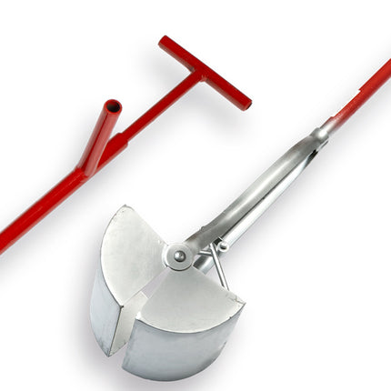 E120 Putschep 20 cm, Vierkant model, steel 200 cm
