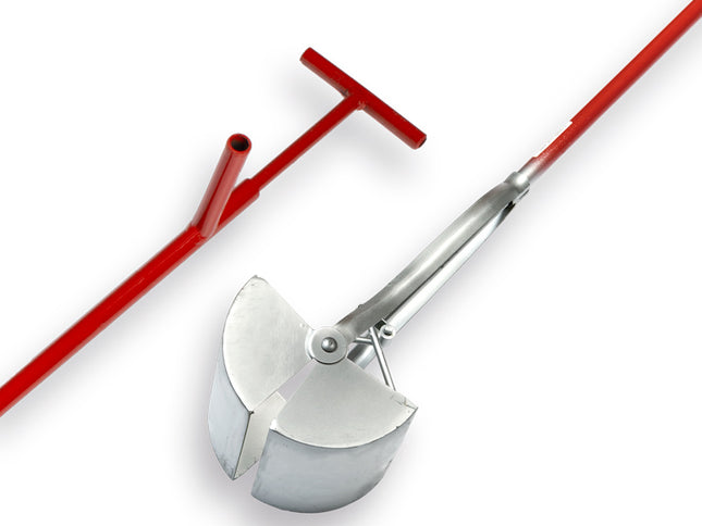 E120 Putschep 20 cm, Vierkant model, steel 200 cm