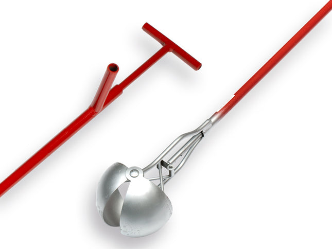 E320 Putschep 13 cm, Rond model, met steel 200 cm