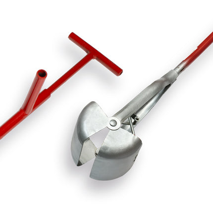 E415 Putschep 15 cm, Vierkant model met afgeronde hoeken, steel 150 cm