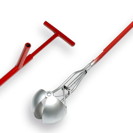 E515 Putschep 9 cm, Rond model, met steel 150 cm