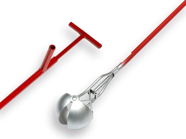 E515 Putschep 9 cm, Rond model, met steel 150 cm