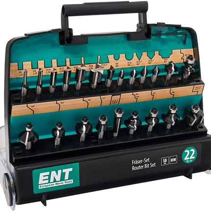 ENT Duracut lemon line HM frezenset 22 delig