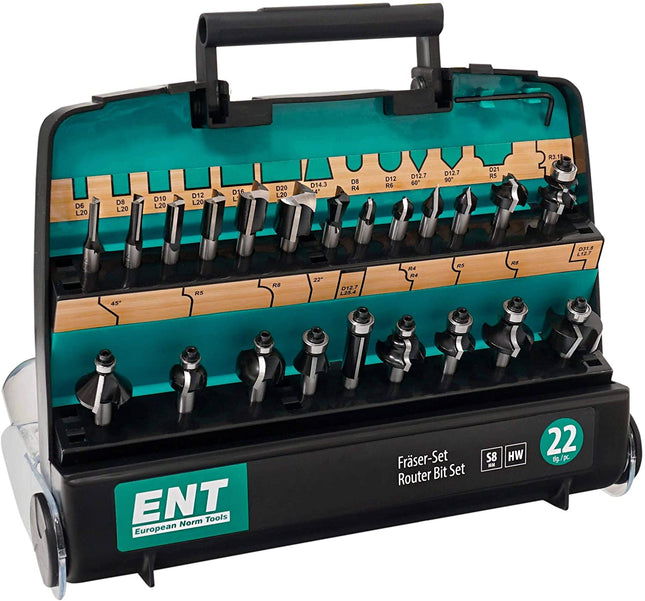 ENT Duracut lemon line HM frezenset 22 delig