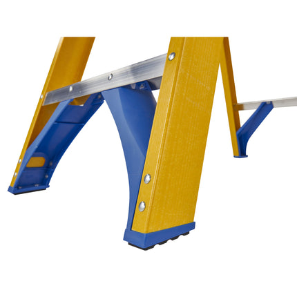 Little jumbo Werner Fiberglass trap enkelzijdig 8 treden - 1277170818