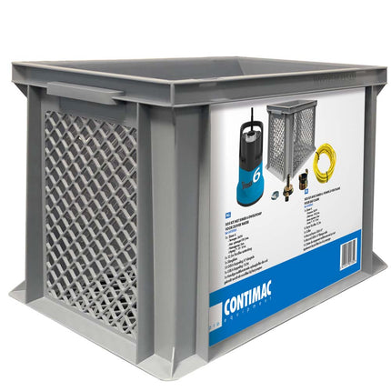 Contimac vlakzuigende dompelpomp Simer 6 SOS floodkit set  - 240W - 230V - 6010006S