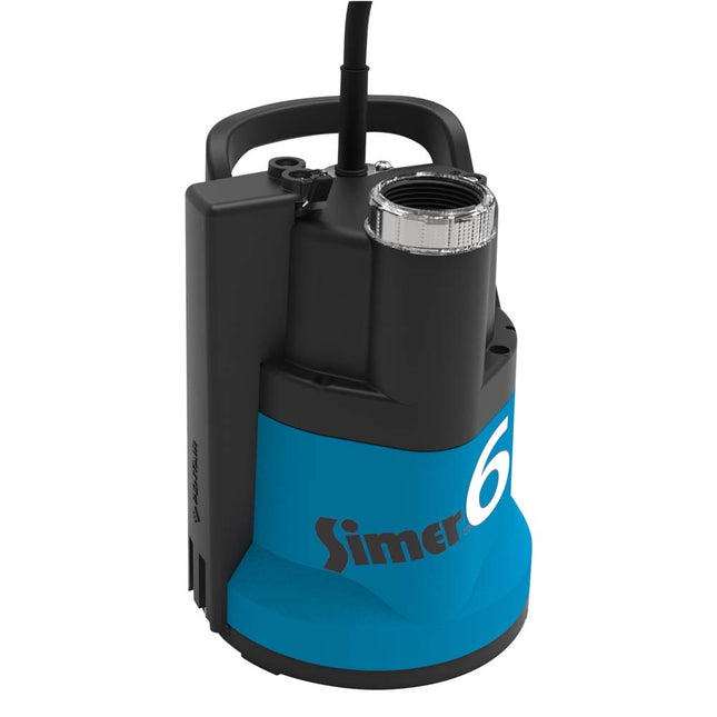 Flotec vlakzuigende dompelpomp Simer 6S met niveauschakelaar - 240W - 230V - 6010005S