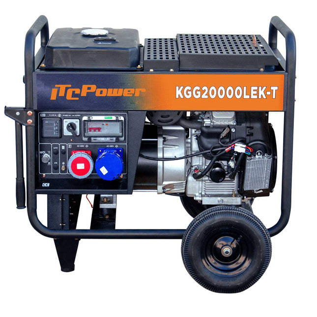ITCPOWER GG20000LEK-T benzine aggregaat 13500W 230V/400V