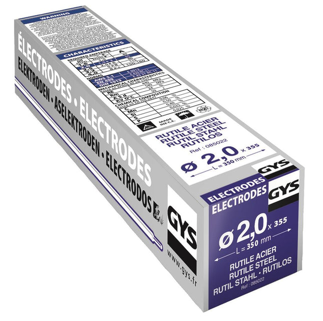 GYS Las elektrodes staal 2.0x350 (x355)- 5193085022