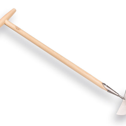 Graskantsteker gesmeed met houten steel