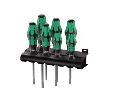 Wera 367/7 TORX HF Kraftform Plus schroevendraaierset met vasthoudfunctie + houder