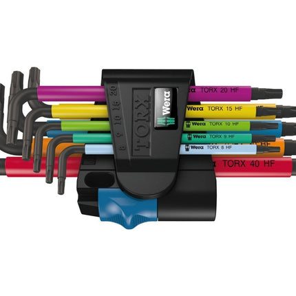 Wera 967 SL/9 TORX HF Multicolour Stiftsleutelset met vasthoudfunctie