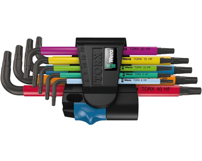 Wera 967 SL/9 TORX HF Multicolour Stiftsleutelset met vasthoudfunctie
