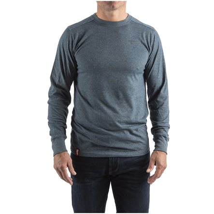 Milwaukee HTLSBLU Hybride T-shirt lange mouw blauw