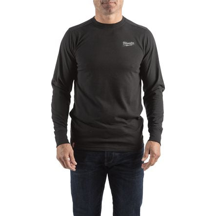 Milwaukee HTLSBL Hybride T-shirt lange mouw zwart