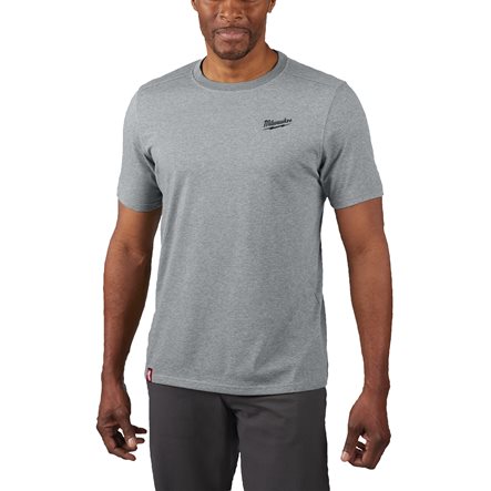 Milwaukee HTSSGR Hybride T-shirt korte mouw grijs
