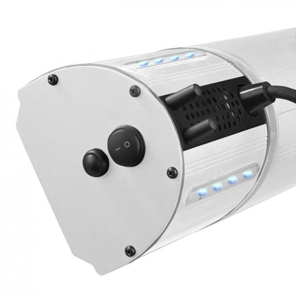 Eurom terrasverwarming met speakers en LED wit- 334593