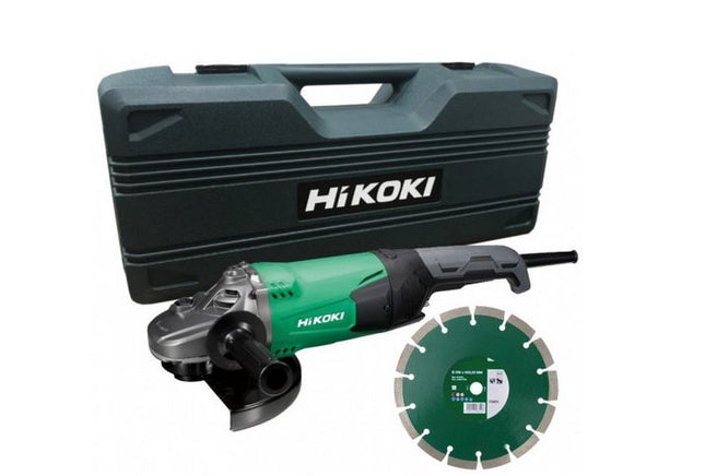 HiKOKI G23SW2 WW haakse slijpmachine in koffer en diamant