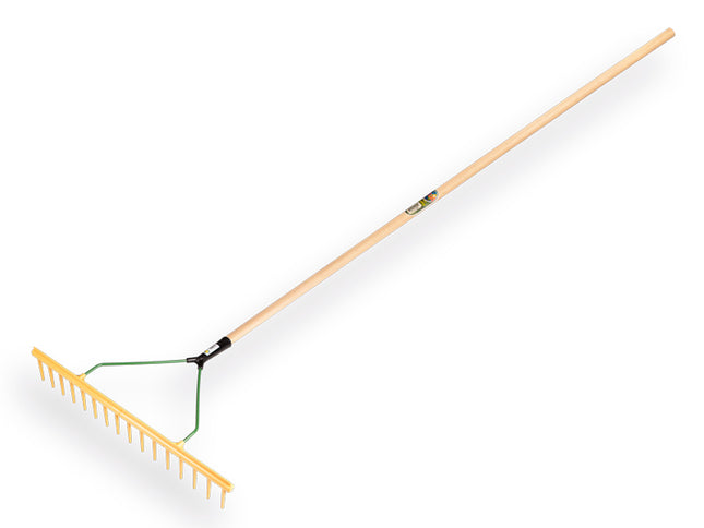 Hooihark kunststof recht 16 tanden met steel