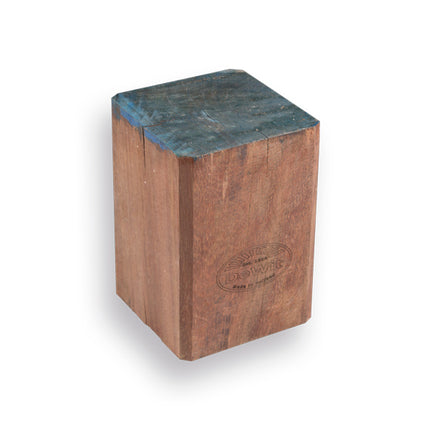 Houten blok voor stalen stamper