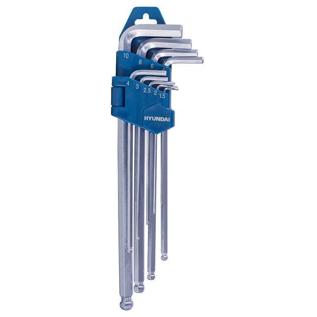 Hyundai 59524 Inbussleutelset ballpoint 9 delig