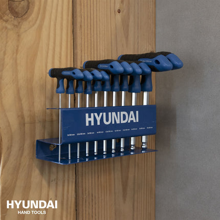 Hyundai 59526 T-greep inbussleutelset 10x