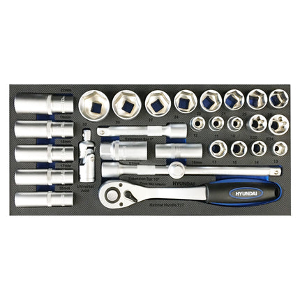 Hyundai 59653 Dopsleutelset 29 delig 1-2