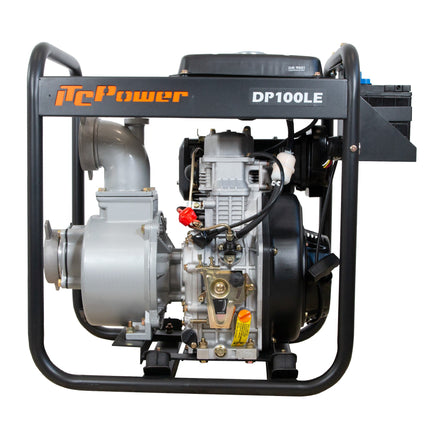 ITCPOWER DP100LE waterpomp diesel 418CC - 10.0pk (90,0 m3/h)