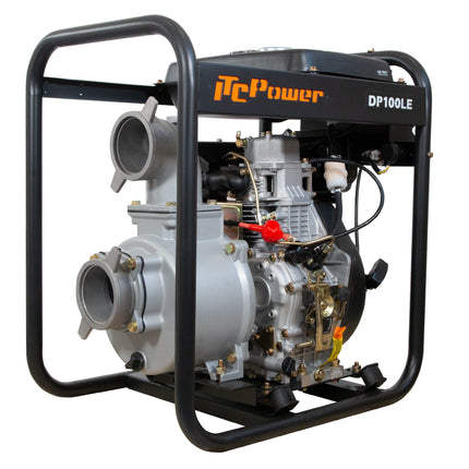 ITCPOWER DP100LE waterpomp diesel 418CC - 10.0pk (90,0 m3/h)