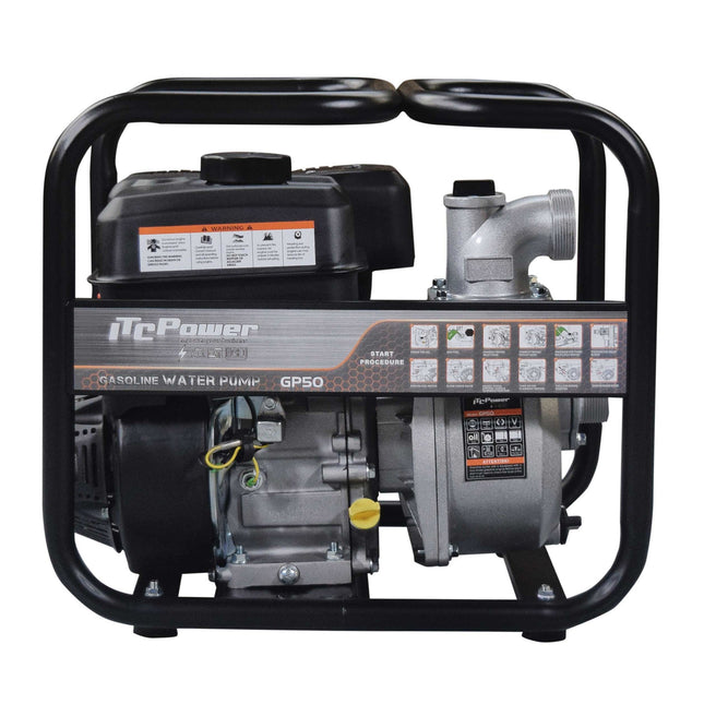 ITCPOWER GP50 waterpomp benzine 163CC - 5,5pk (30m3/h)