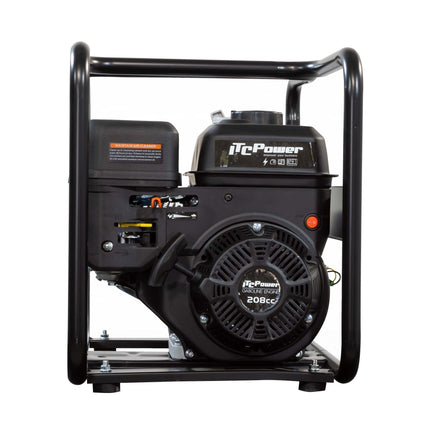 ITCPOWER GP80 waterpomp benzine 198CC - 6,5pk (60m3/h)