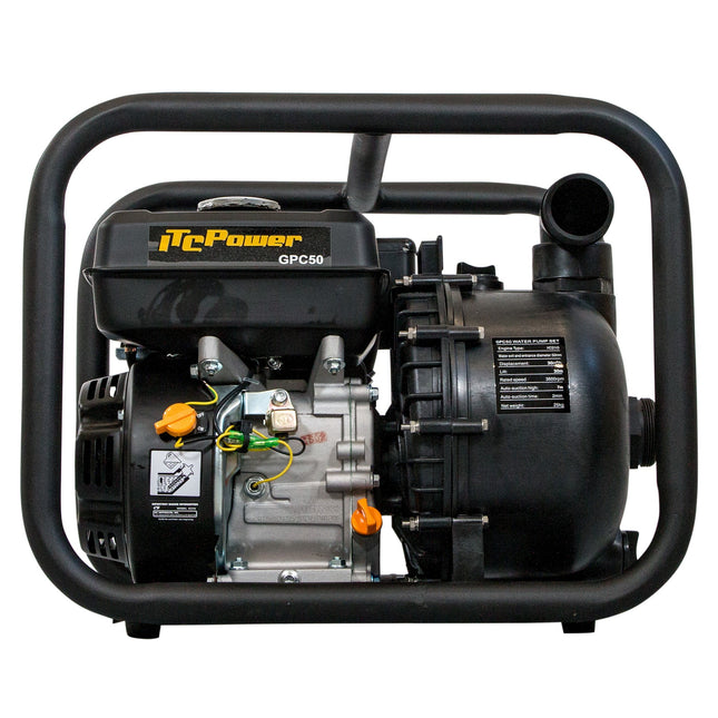 ITCPOWER GPC50 Chemische waterpomp benzine 208CC - 7.0pk (30 m3/h)