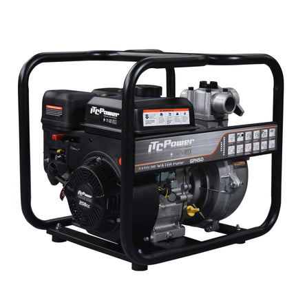 ITCPOWER GPH50 hogedruk waterpomp benzine 208CC - 7.0pk (30 m3/h)