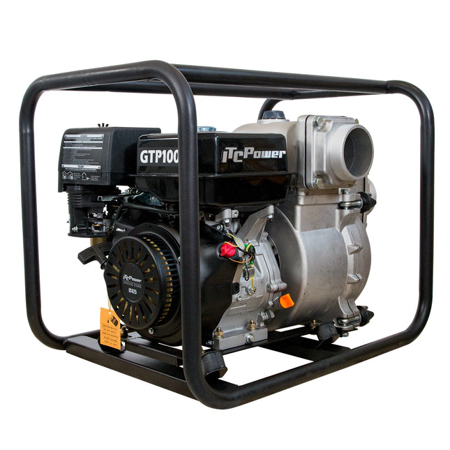 ITCPOWER GTP100X vuil waterpomp benzine 420CC - 14.0pk (102 m3/h)