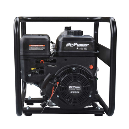 ITCPOWER GTP80 vuil waterpomp benzine 208CC - 7.0pk (45 m3/h)