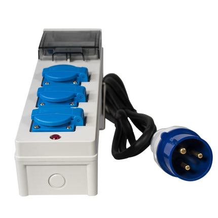 ITCPower Stekkeradapter van 32A naar 3x 16A met groepsschakelaar