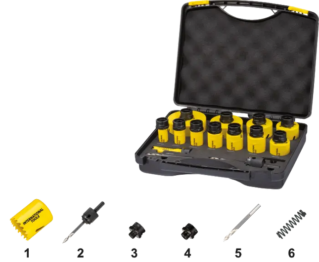 International Tools ECO PRO HSS-Co Bi-Metal gatzagenset Quick-Change